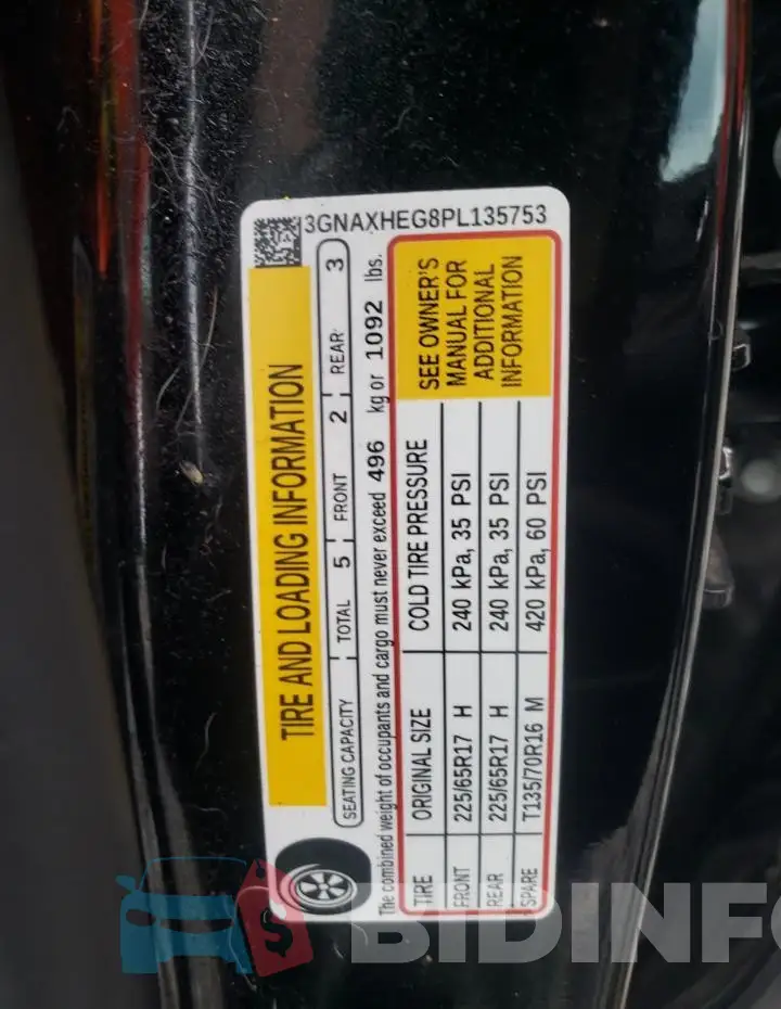3GNAXHEG8PL135753 Photo# 13
