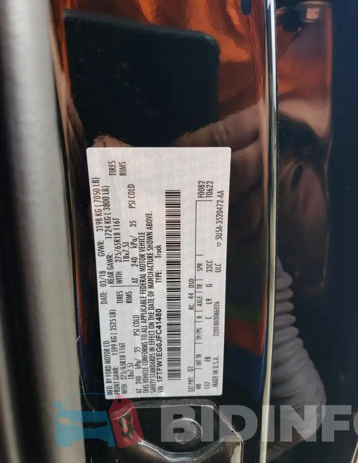 1FTFW1EG0JFC41480 Photo# 12