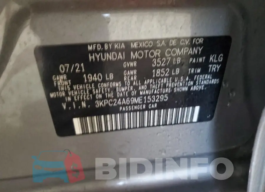 3KPC24A69ME153295 Photo# 12
