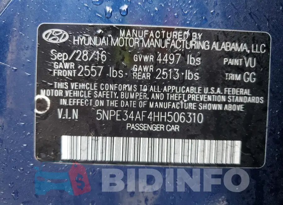 5NPE34AF4HH506310 Photo# 12