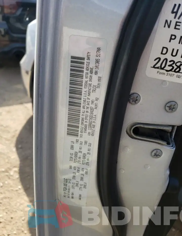 1C6RR6GT0GS164287 Photo# 12