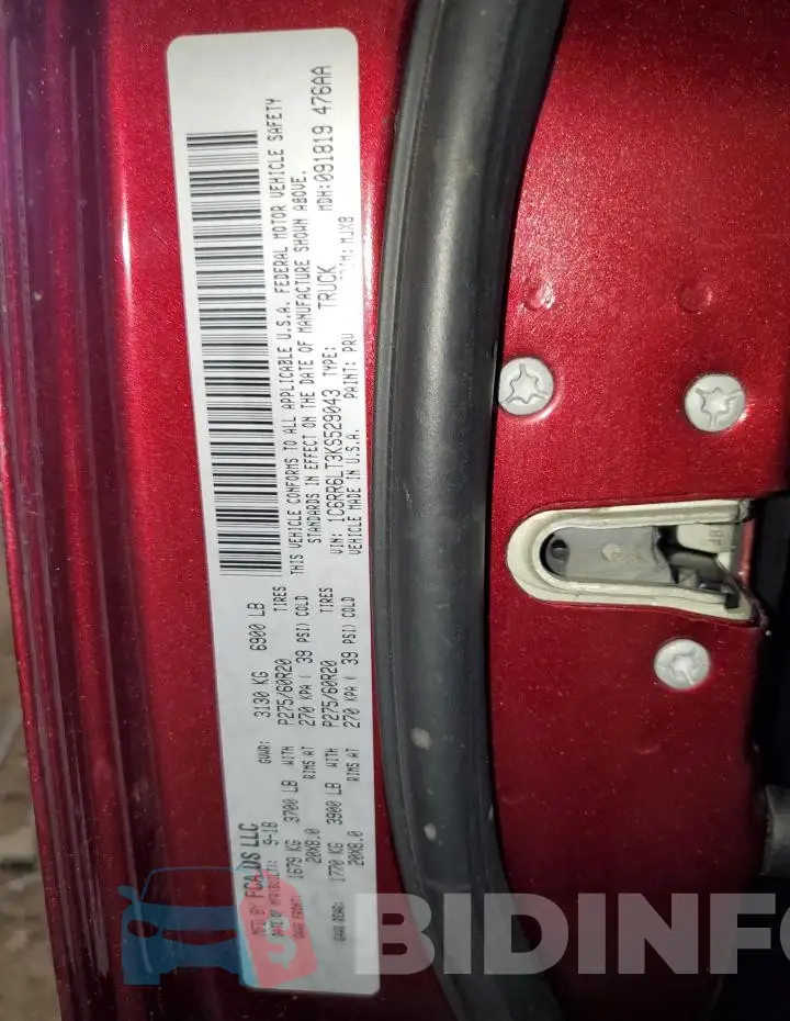 1C6RR6LT3KS529043 Photo# 13