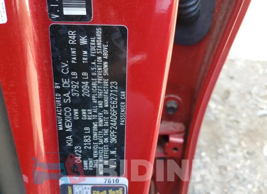 3KPF24AD6PE627123 Photo# 12
