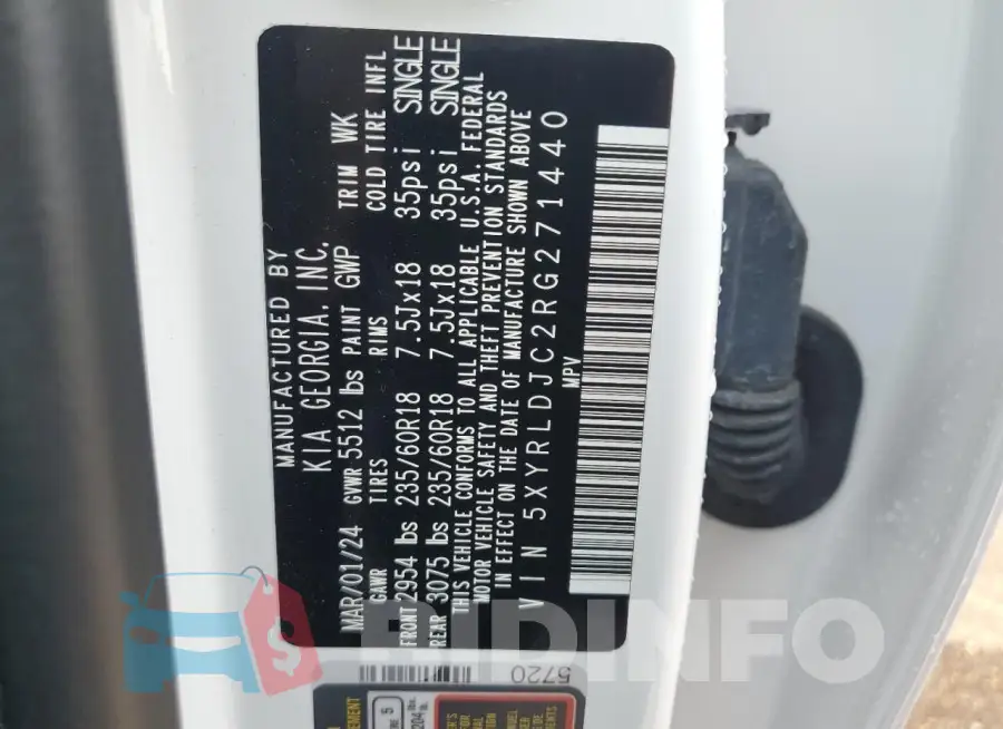 5XYRLDJC2RG271440 Photo# 13