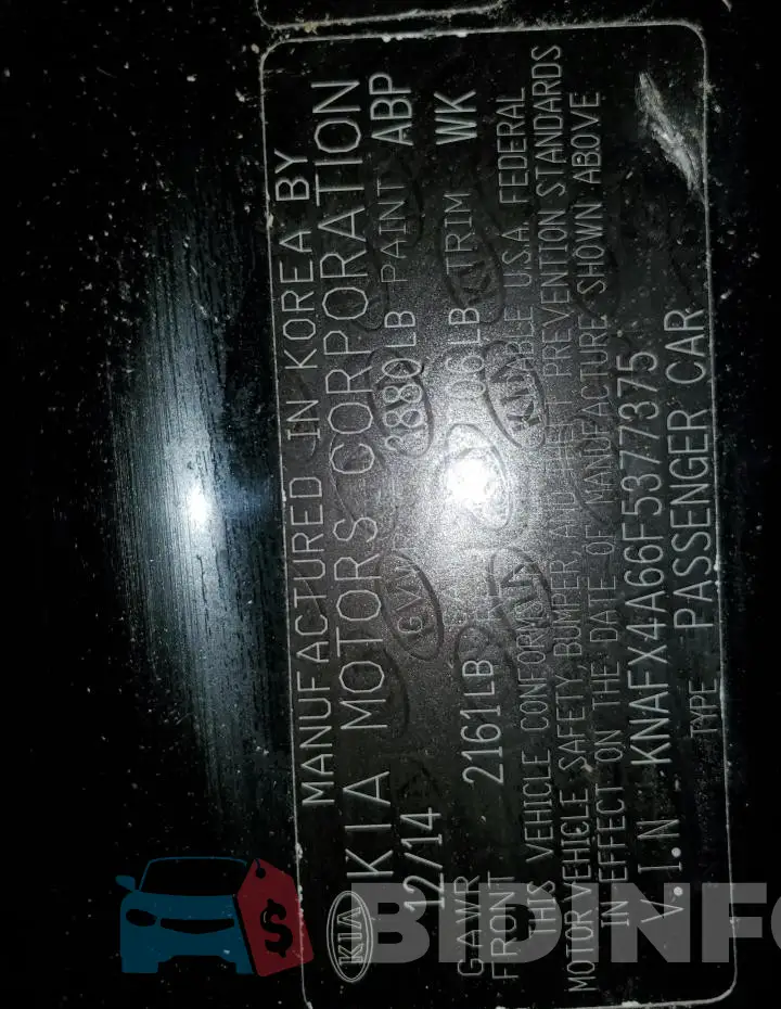 KNAFX4A66F5377375 Photo# 12
