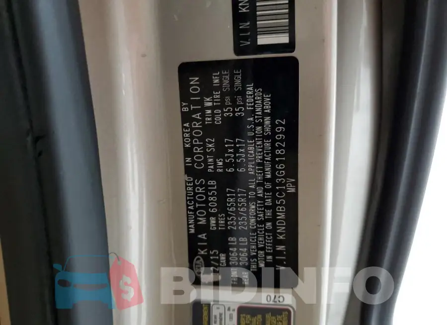 KNDMB5C13G6182992 Photo# 13