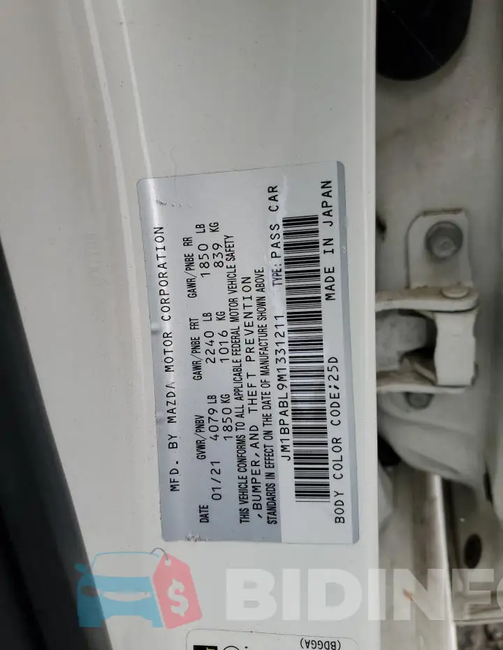 JM1BPABL9M1331211 Photo# 12