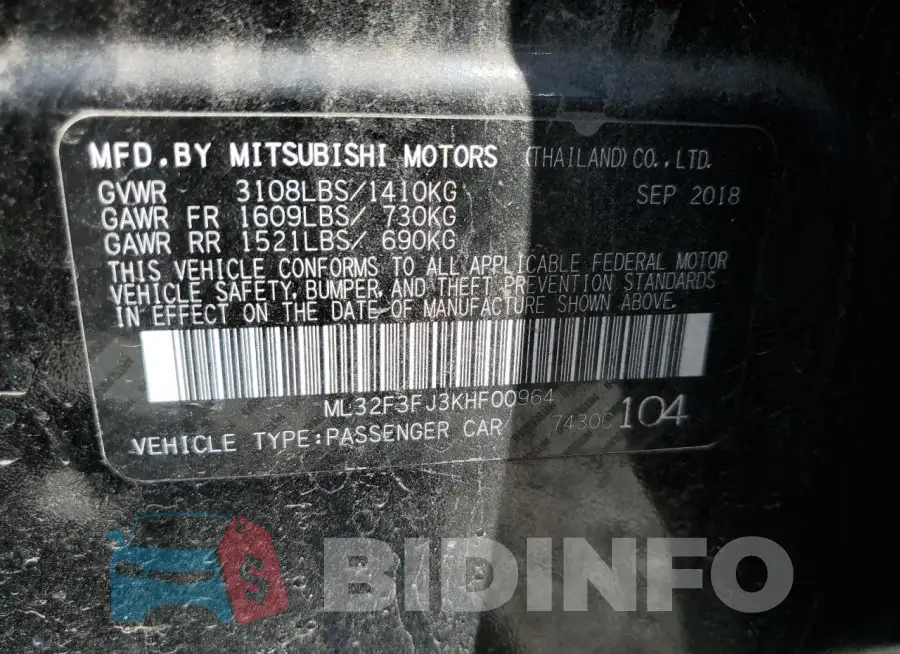 ML32F3FJ3KHF00964 Photo# 12