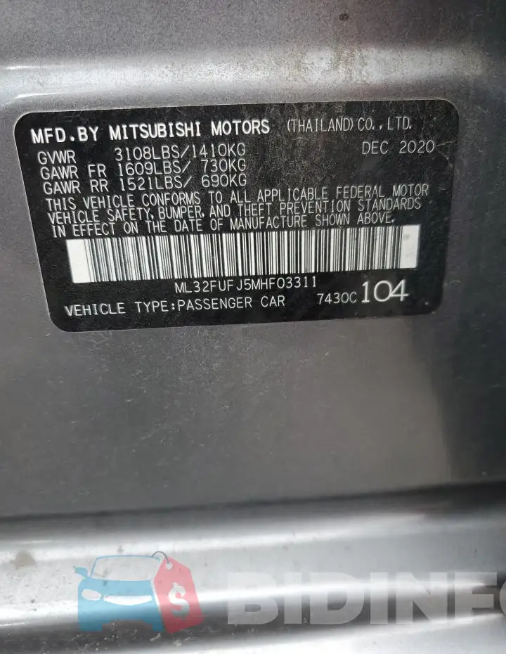ML32FUFJ5MHF03311 Photo# 12
