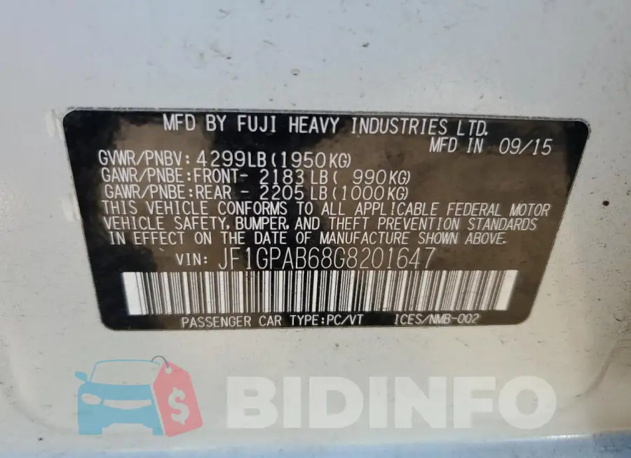 JF1GPAB68G8201647 Photo# 13