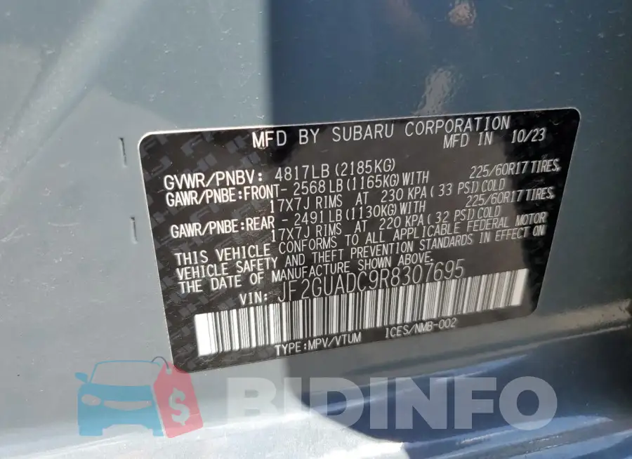 JF2GUADC9R8307695 Photo# 13