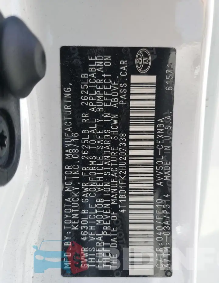 4T1BD1FK2HU207338 Photo# 12