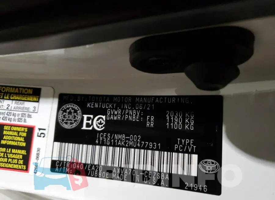 4T1G11AK2MU477931 Photo# 12
