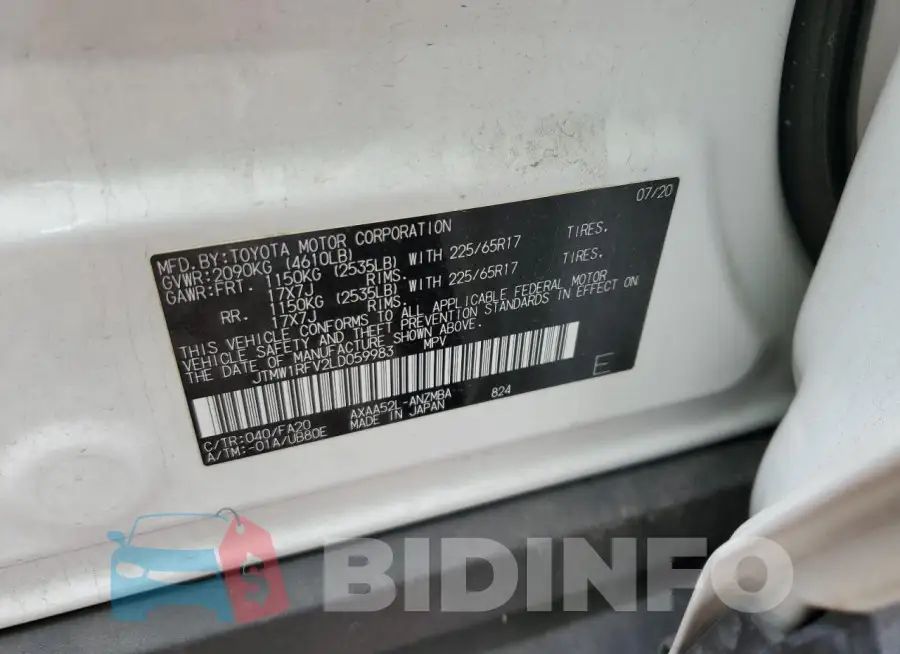 JTMW1RFV2LD059983 Photo# 12