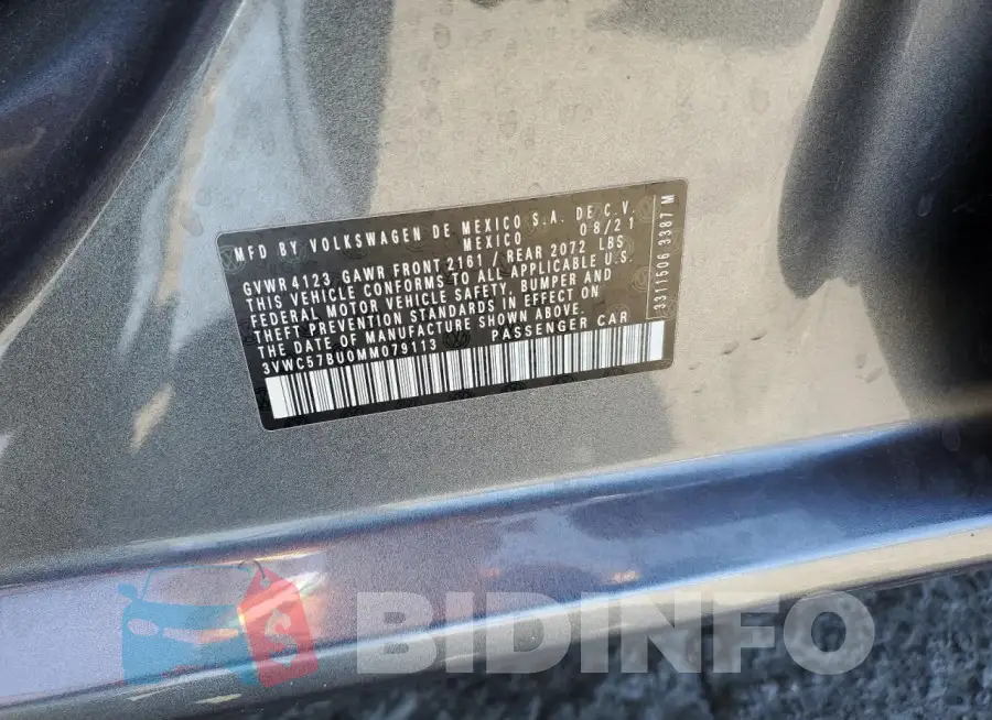 3VWC57BU0MM079113 Photo# 12