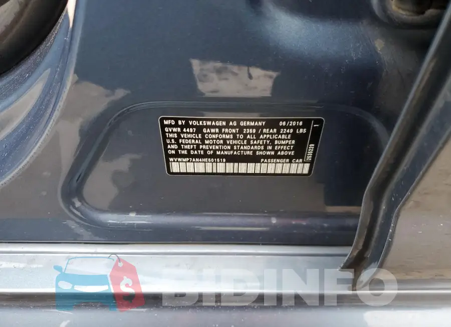 WVWMP7AN4HE501519 Photo# 12