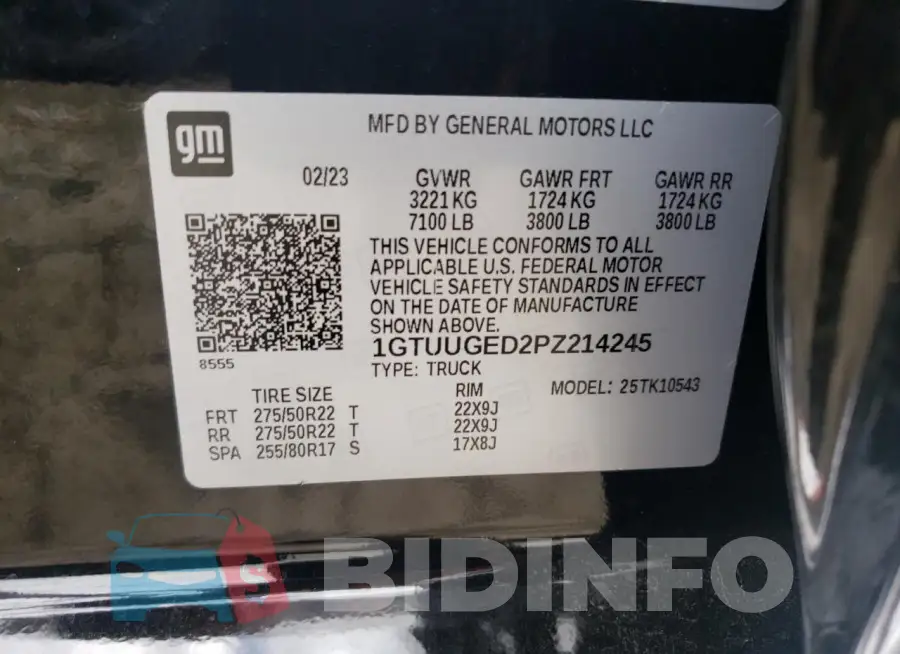 1GTUUGED2PZ214245 Photo# 12