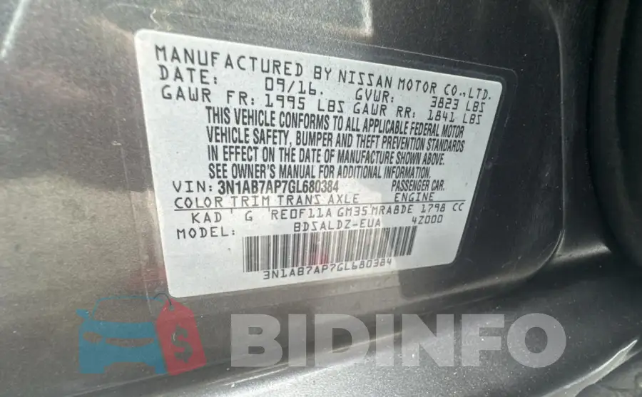 3N1AB7AP7GL680384 Photo# 10
