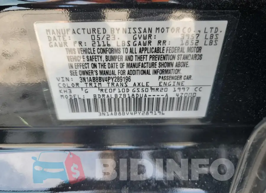 3N1AB8BV4PY289196 Photo# 12