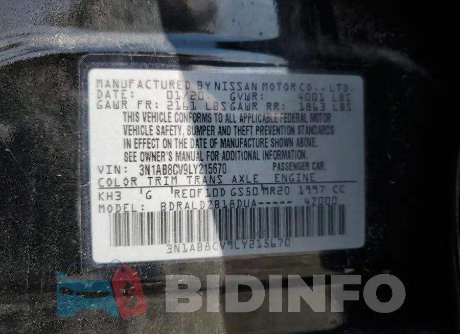 3N1AB8CV9LY215670 Photo# 12