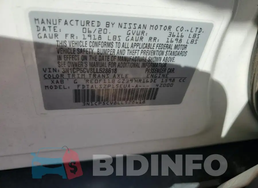 3N1CP5CV8LL528618 Photo# 12
