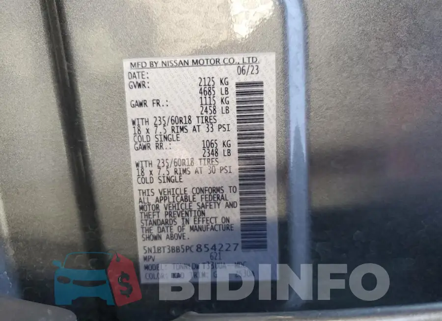 5N1BT3BB5PC854227 Photo# 14