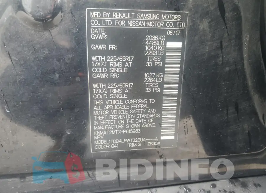 KNMAT2MT7HP615983 Photo# 13