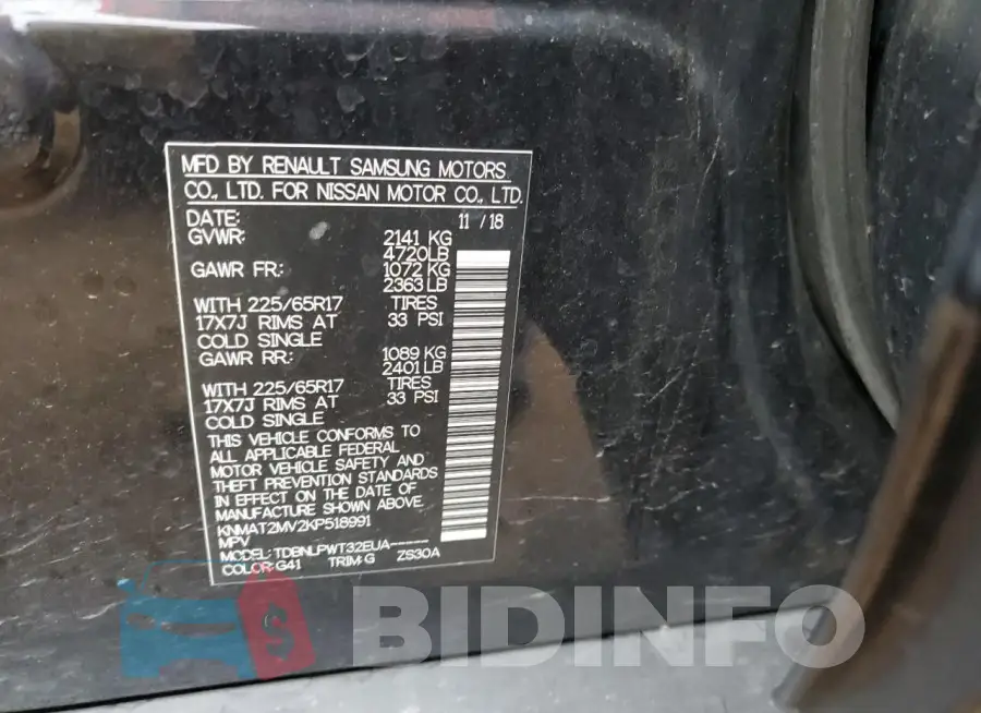 KNMAT2MV2KP518991 Photo# 12