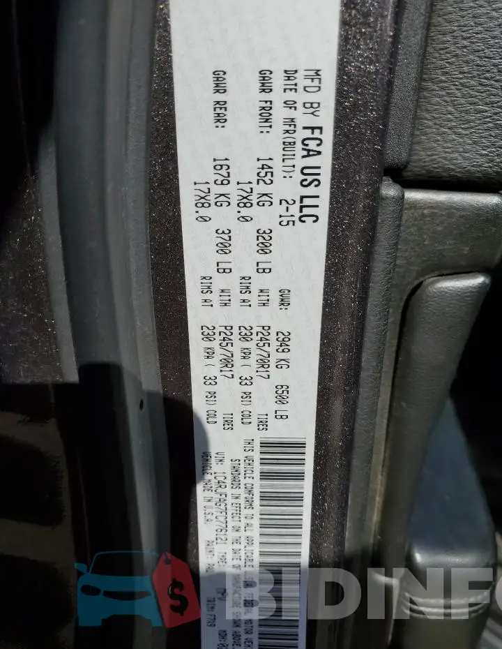 1C4RJFAG7FC776121 Photo# 13