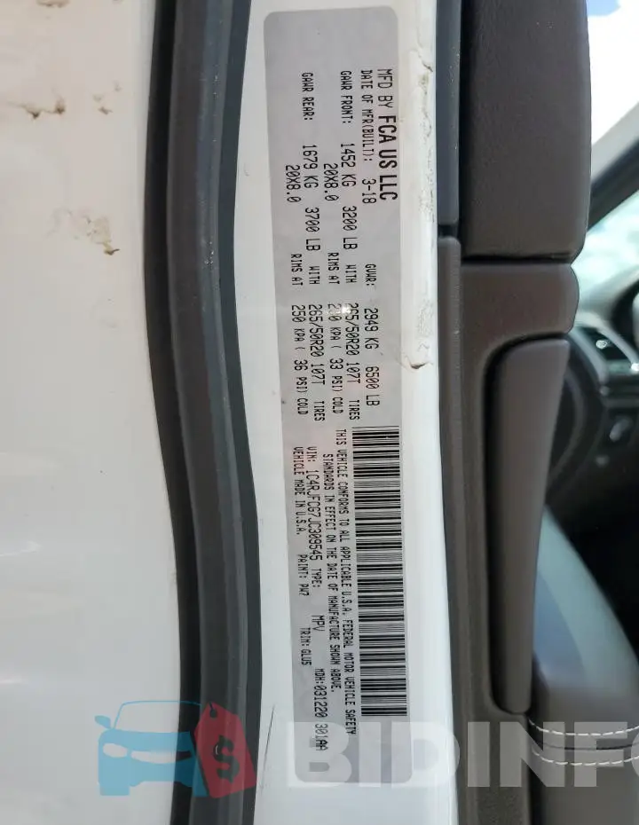 1C4RJFCG7JC309545 Photo# 13
