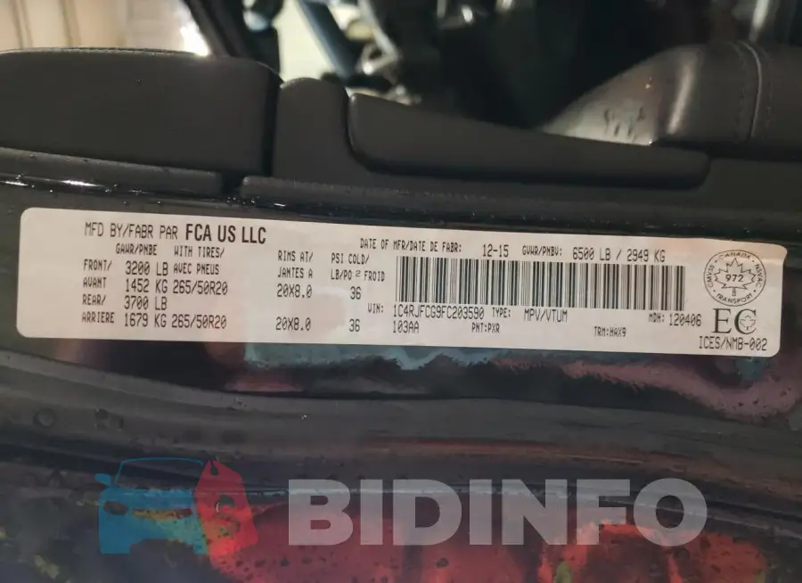 1C4RJFCG9FC203590 Photo# 13