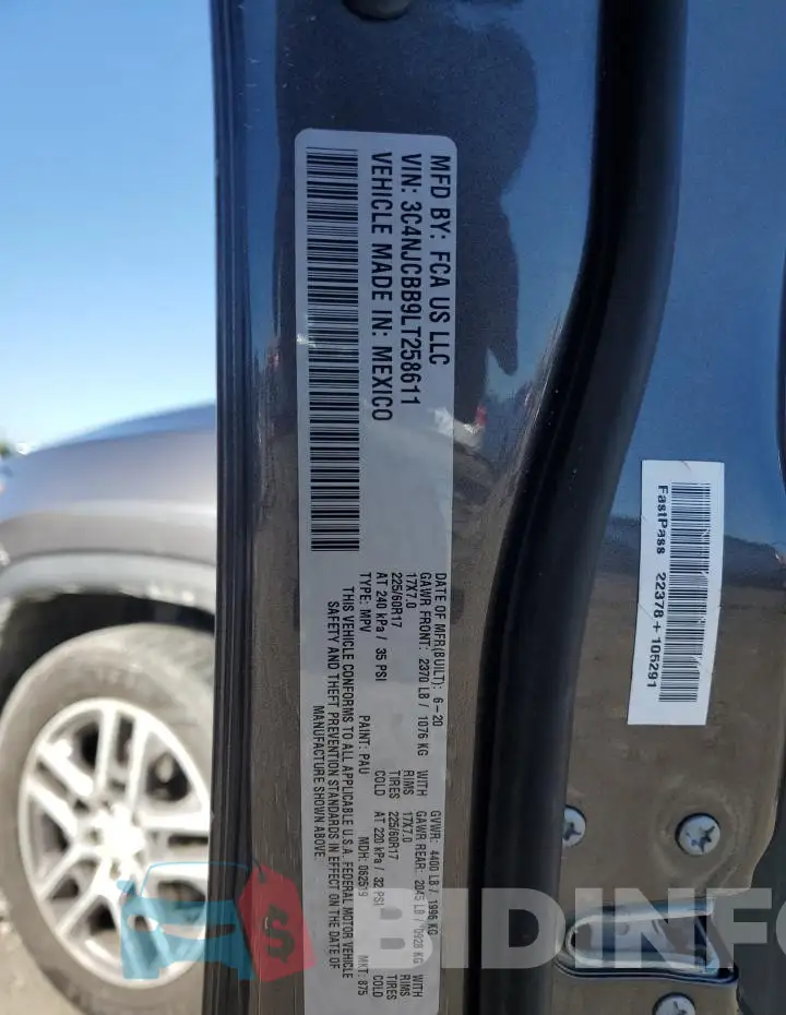 3C4NJCBB9LT258611 Photo# 12