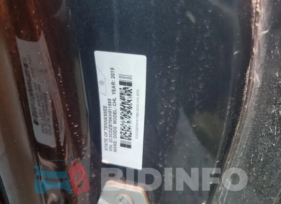 2C3CDZBT0KH511885 Photo# 12