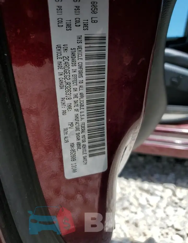 2C4RDGEG2JR326318 Photo# 13