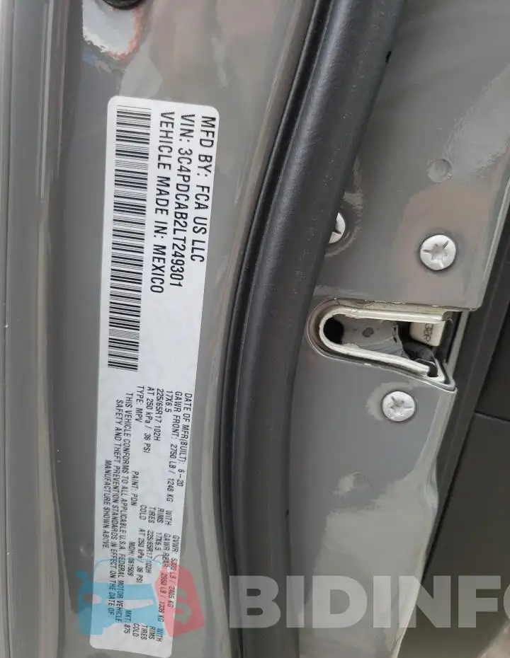 3C4PDCAB2LT249301 Photo# 14