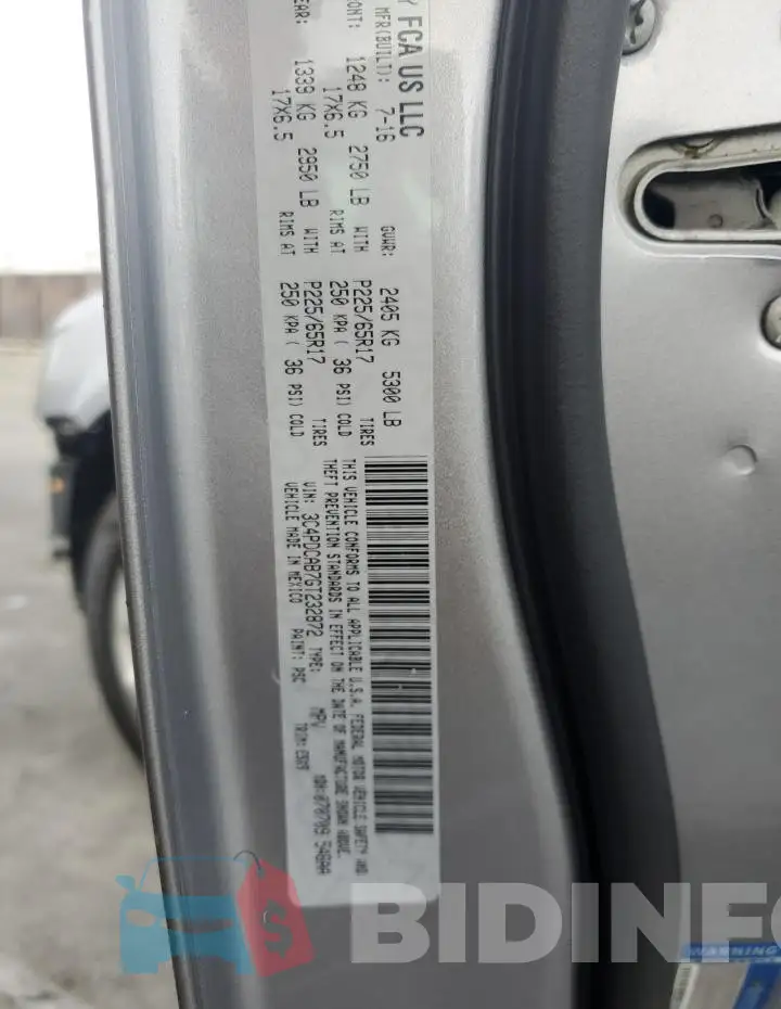 3C4PDCAB7GT232872 Photo# 14