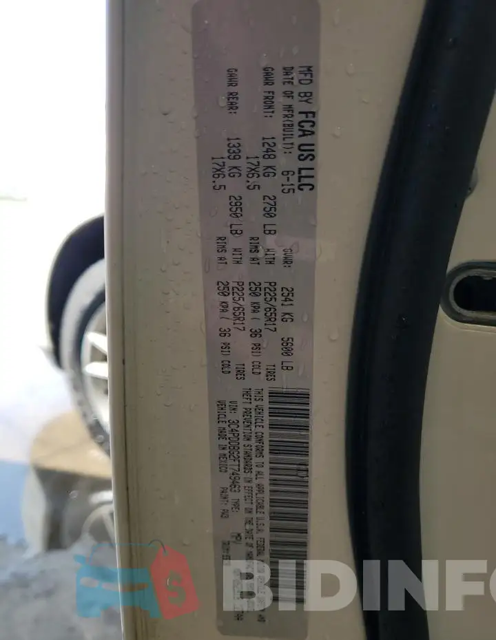 3C4PDDBG2FT749463 Photo# 14