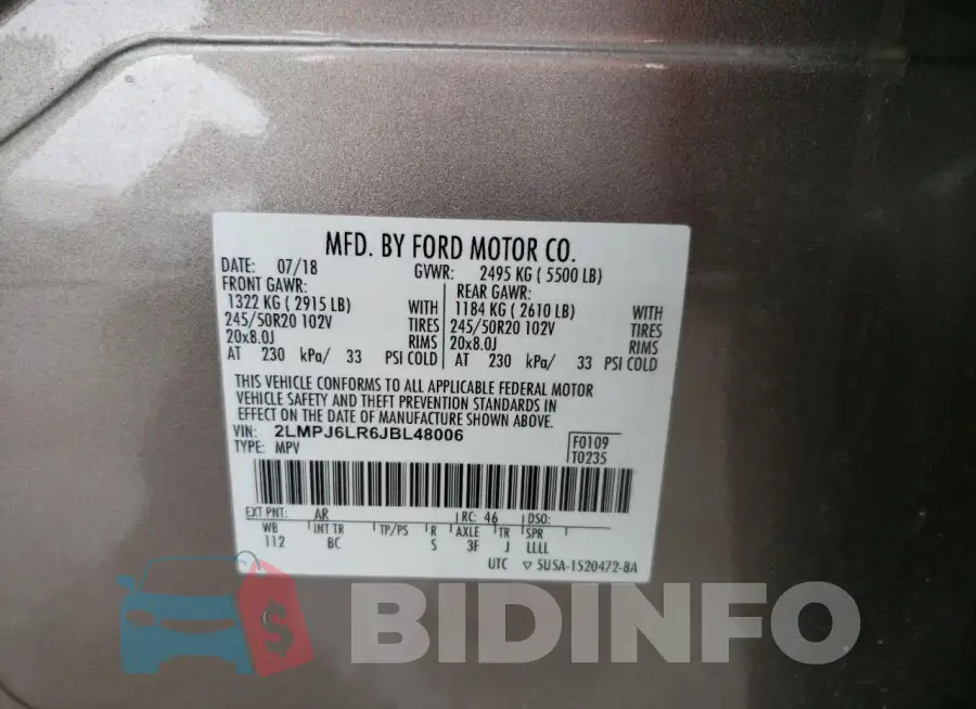 2LMPJ6LR6JBL48006 Photo# 12