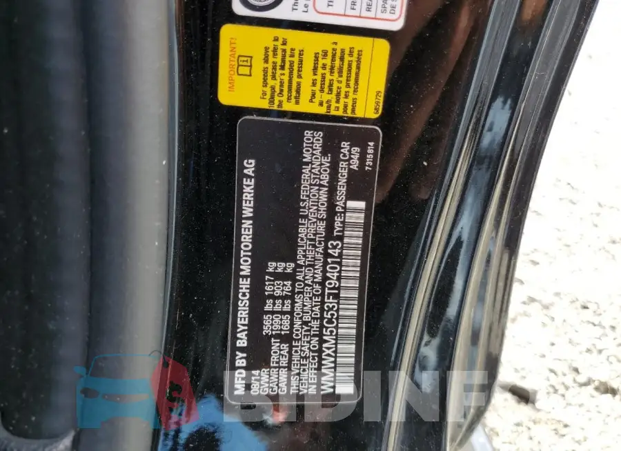 WMWXM5C53FT940143 Photo# 13