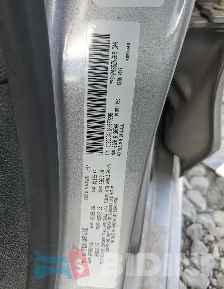 1C3CCCAB1FN658206 Photo# 12