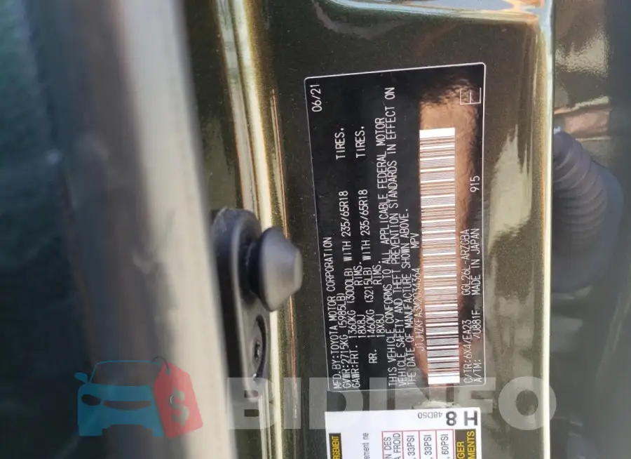 JTJHZKFA3M2034364 Photo# 14