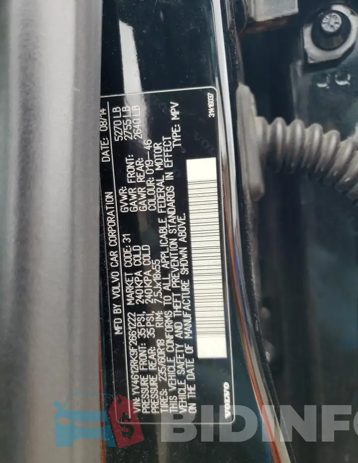 YV4612RK9F2661222 Photo# 13