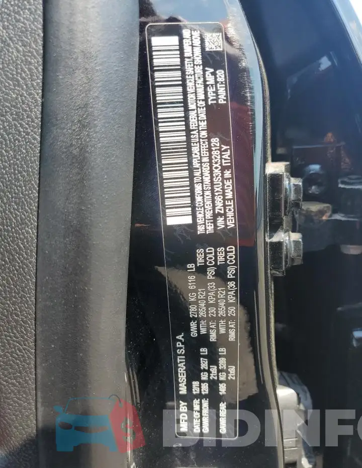 ZN661XUS3KX328128 Photo# 13