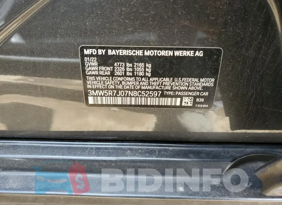3MW5R7J07N8C52597 Photo# 13