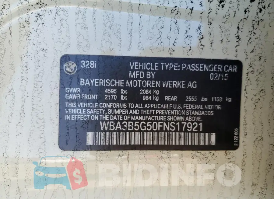 WBA3B5G50FNS17921 Photo# 12