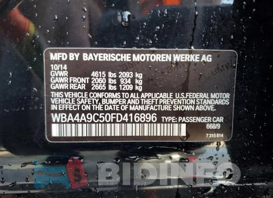 WBA4A9C50FD416896 Photo# 12