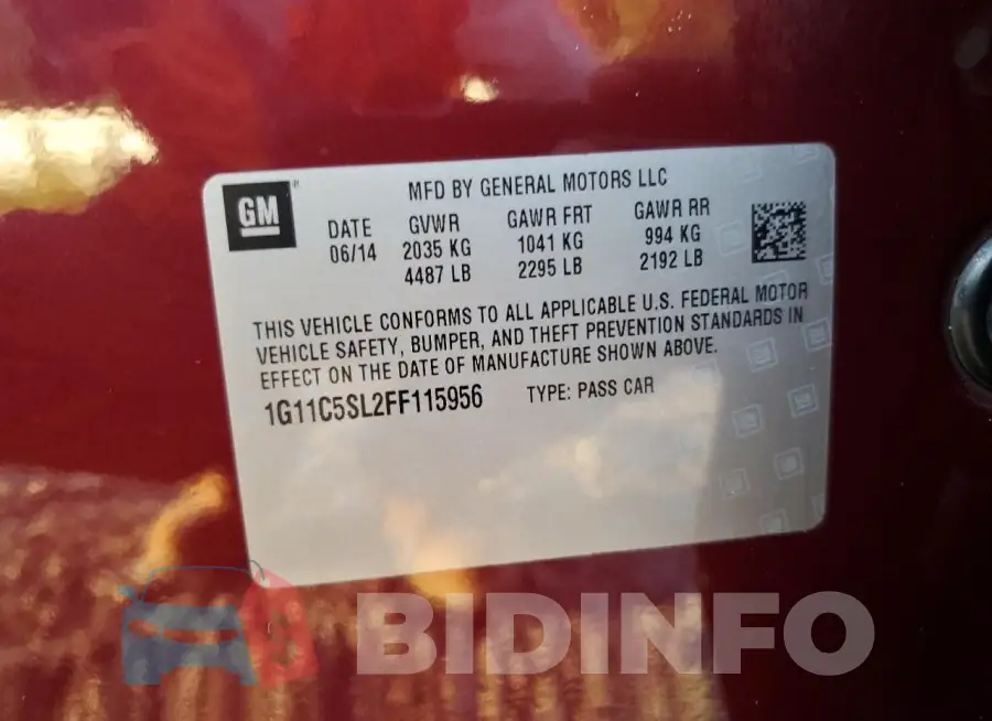 1G11C5SL2FF115956 Photo# 12