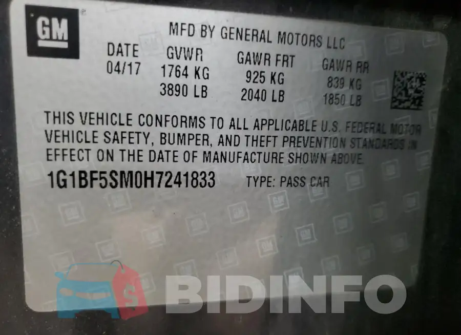 1G1BF5SM0H7241833 Photo# 12