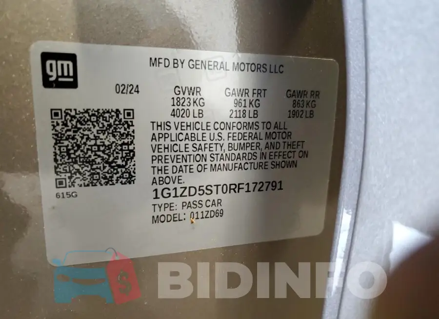 1G1ZD5ST0RF172791 Photo# 13