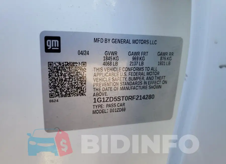 1G1ZD5ST0RF214280 Photo# 12